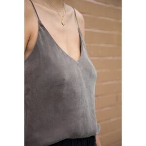 Brand new Ozma cupro Cami in Tobacco XL